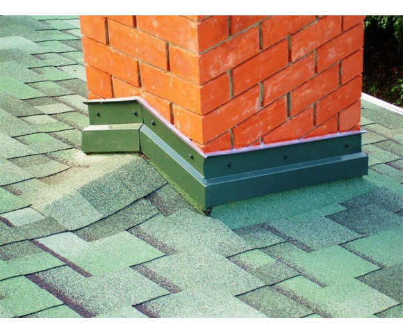 Планка примыкания для гибкой черепицы полиэстер