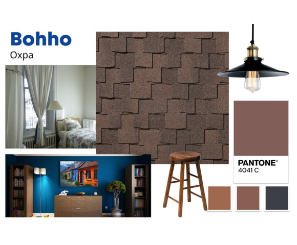 Гибкая черепица Quiet title Bohho Охра