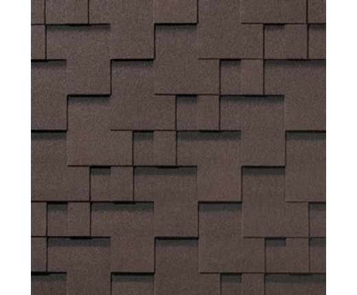 Гибкая черепица Quiet title Gallery Каштан