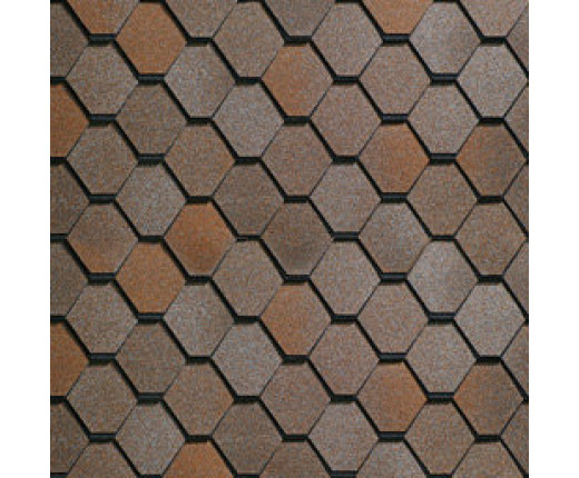 Гибкая черепица Технониколь Shinglas Вестерн Клондайк