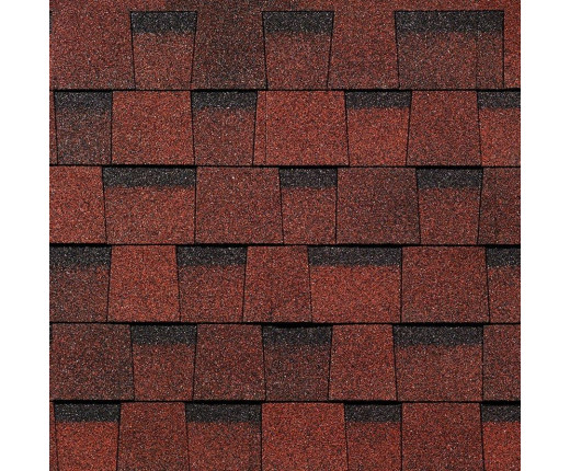 Ламинированная черепица Docke Dragon Europa Красный