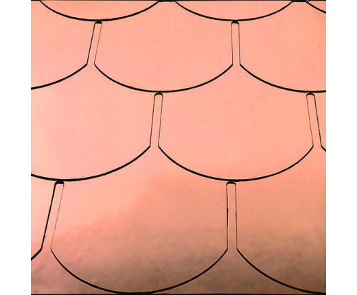 Медная гибкая черепица Haussman Biber