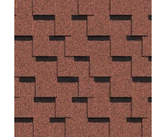 Мягкая кровля Икопал Плано Кларо Кирпично-красный