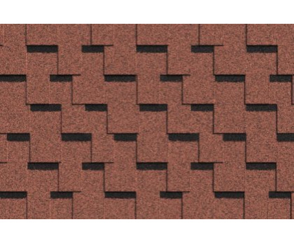 Мягкая кровля Икопал Плано Кларо Кирпично-красный