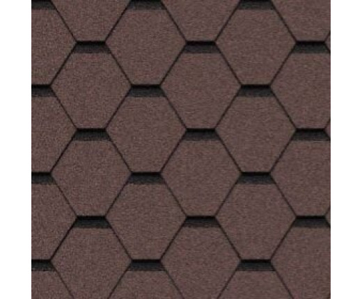 Мягкая кровля Икопал Плано Тема Коричневый