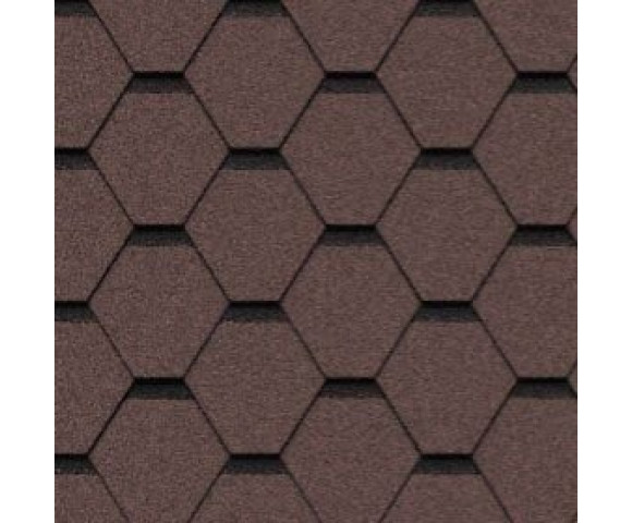 Мягкая кровля Икопал Плано Тема Коричневый