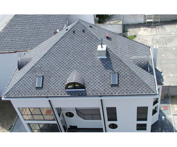 Мягкая кровля Тегола Нордлэнд Нордик Серый с отливом