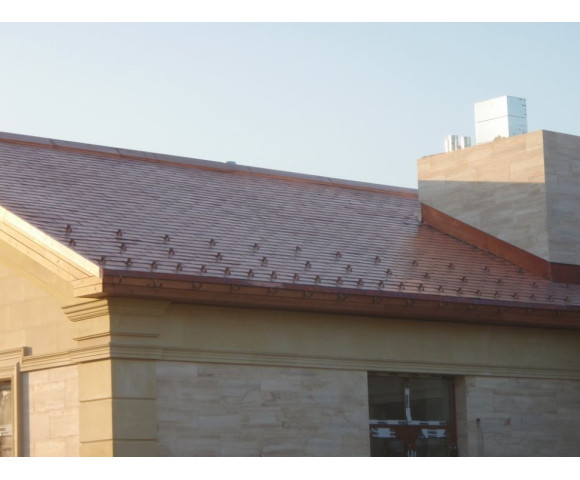 Медная гибкая черепица Haussman Rhombus Plus