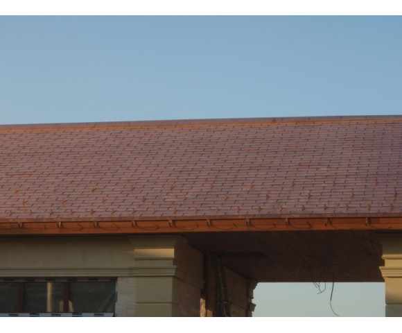 Медная гибкая черепица Haussman Rhombus Plus