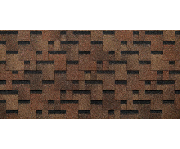 Мягкая кровля Docke Eurasia Лабиринт Светло-коричневый