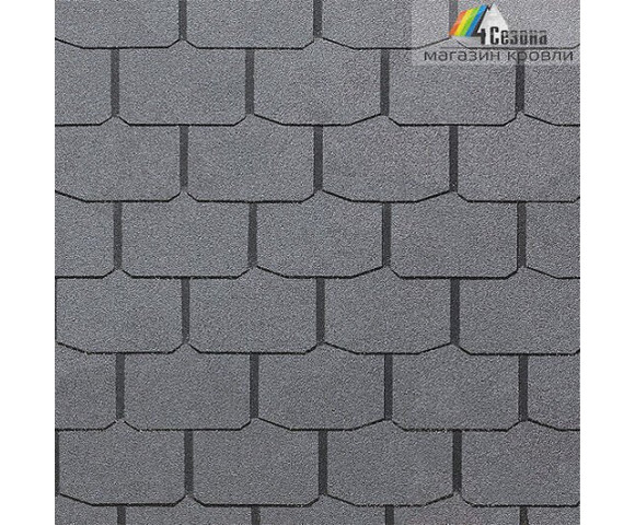 Мягкая кровля Docke Standart Крона Серый