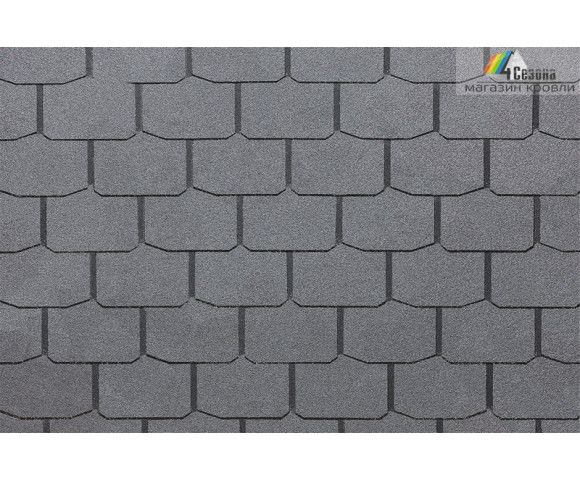 Мягкая кровля Docke Standart Крона Серый