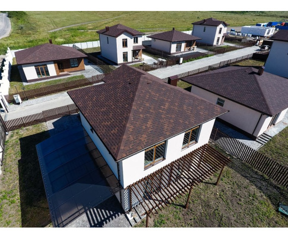 Мягкая кровля Docke Standart Тетрис Коричневый