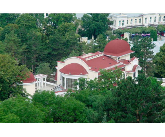 Мягкая кровля Тегола Нордлэнд Антик Красный с отливом