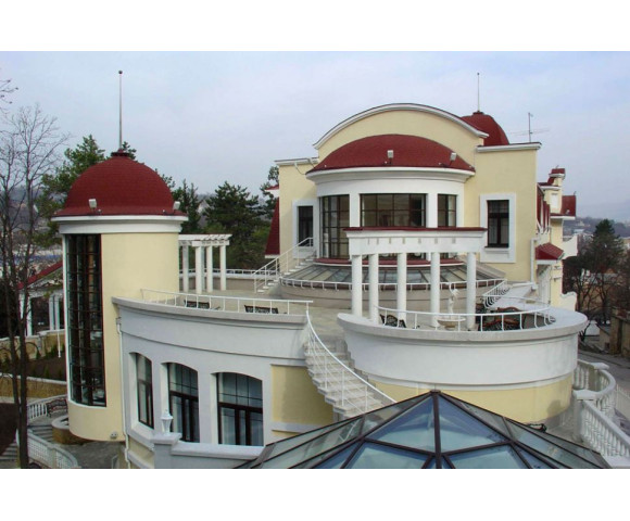 Мягкая кровля Тегола Нордлэнд Антик Красный с отливом