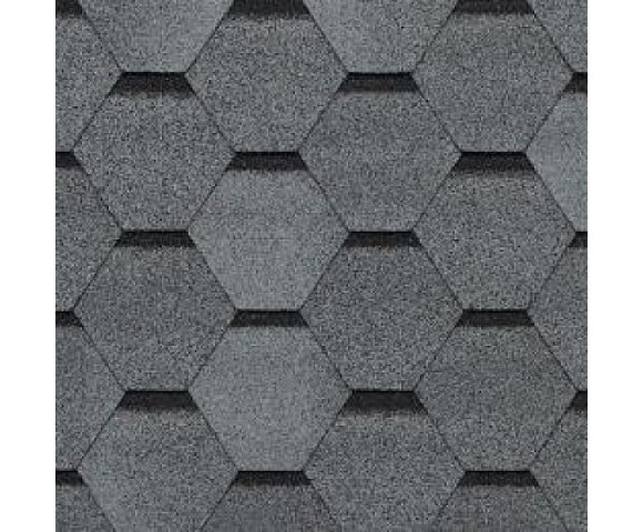 Мягкая кровля Тегола Top Shingle Смальто Серый