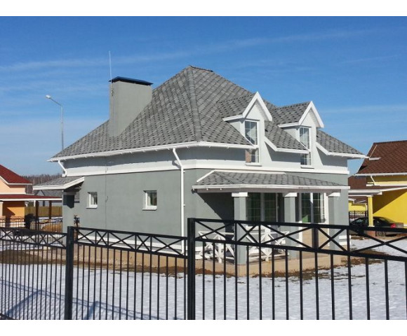 Мягкая кровля Тегола Top Shingle Смальто Серый