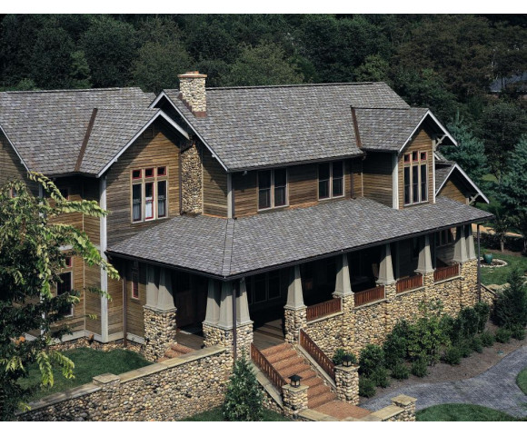 Гибкая черепица Certainteed Grand Manor stonegate gray