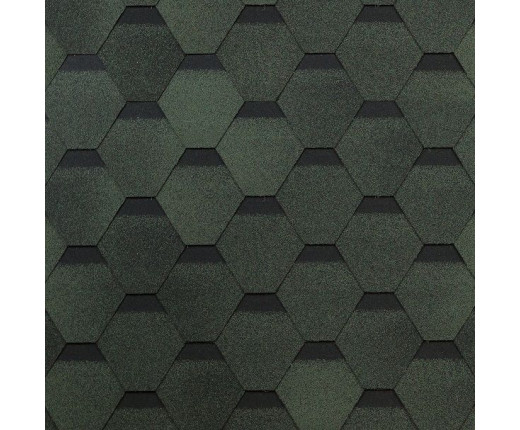 Гибкая черепица Технониколь Shinglas Оптима Зеленый