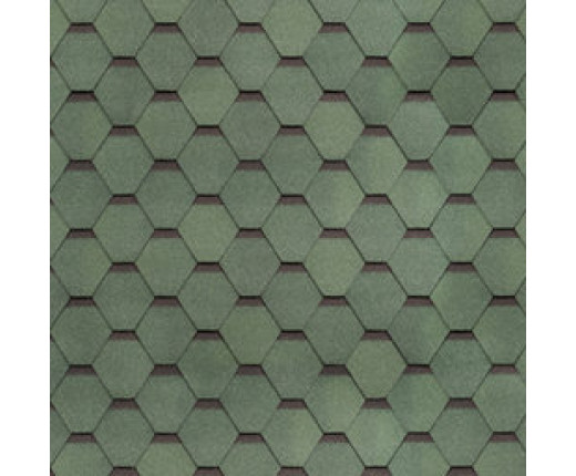 Гибкая черепица Технониколь Shinglas Самба Малахит