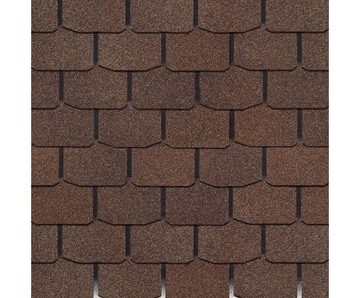 Мягкая кровля Docke Europa Сланец Коричневый