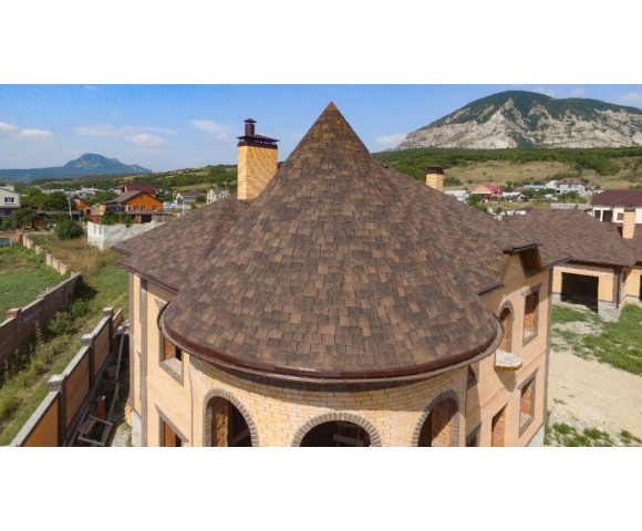 Мягкая кровля Катепал Ambient Темная охра