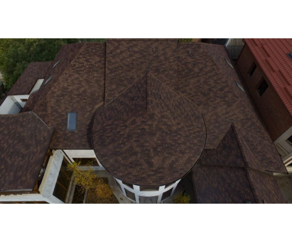 Мягкая кровля Катепал Ambient Темная охра