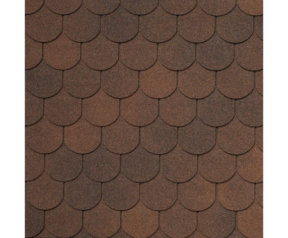 Мягкая кровля Тегола Comfort Assisi Marrone 434
