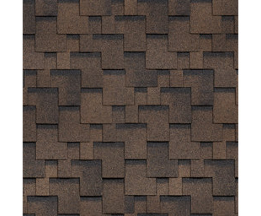 Финская черепица Shinglas Аккорд Коричневый