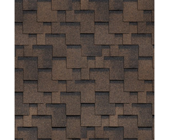 Финская черепица Shinglas Аккорд Коричневый