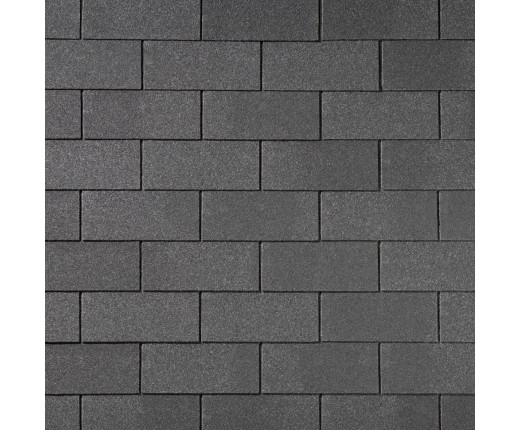Гибкая черепица Quiet title Brick серый