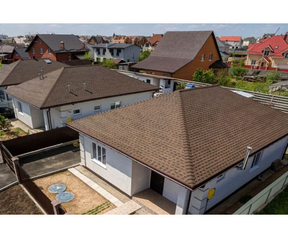 Гибкая черепица Shinglas Ранчо Коричневый