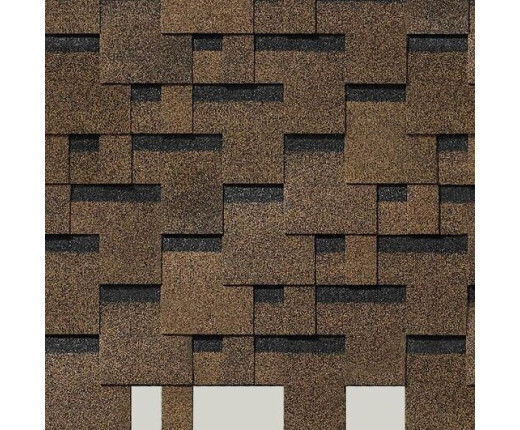 Мягкая кровля Docke Eurasia Лабиринт Коричневый