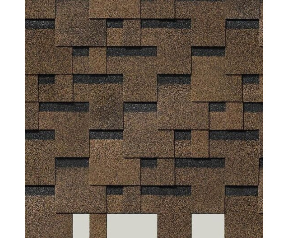 Мягкая кровля Docke Eurasia Лабиринт Коричневый