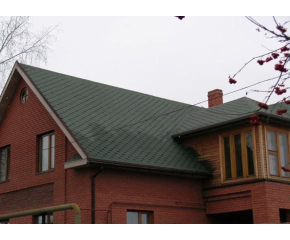 Мягкая кровля Икопал Плано Натур Зеленый лес