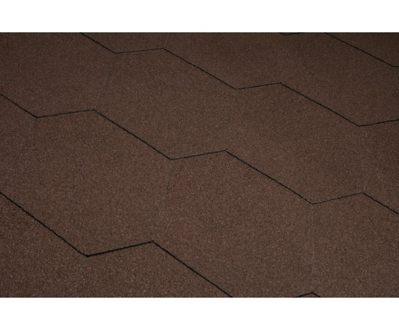 Мягкая кровля Керабит К+ Коричневый