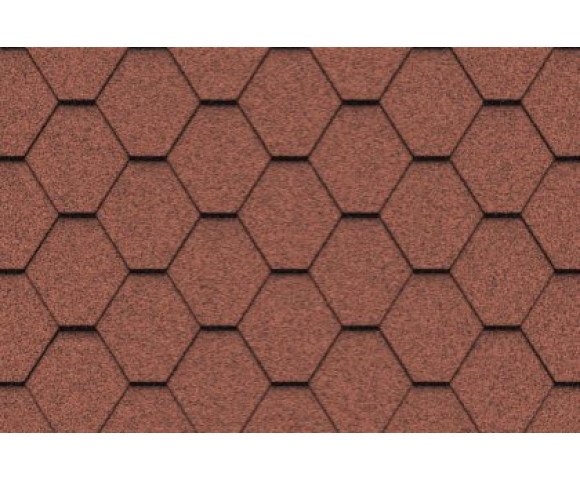 Мягкая кровля Икопал Плано Натур Кирпично-красный