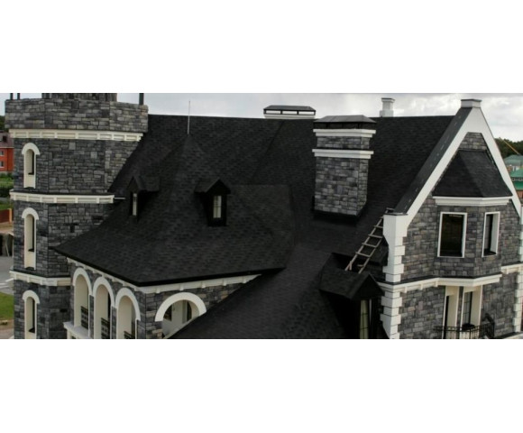 Мягкая кровля Катепал Рокки Черный