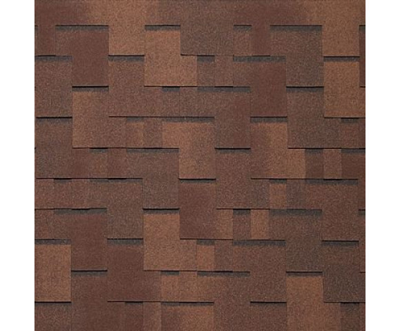 Мягкая кровля Тегола Нордлэнд Альпин Коричневый с отливом