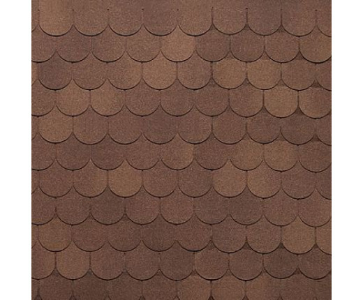 Мягкая кровля Тегола Нордлэнд Антик Коричневый с отливом