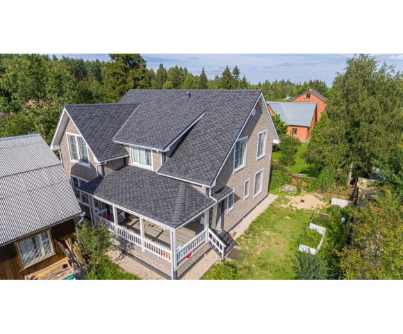 Финская черепица Shinglas Аккорд Серый