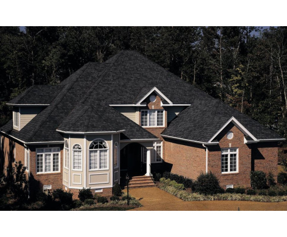 Гибкая черепица Certainteed Grand Manor black pearl