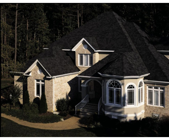 Гибкая черепица Certainteed Grand Manor black pearl