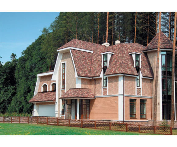 Гибкая черепица Технониколь Shinglas Джаз Коррида