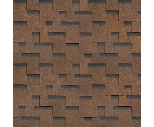 Гибкая черепица Технониколь Shinglas Фокстрот Дуб