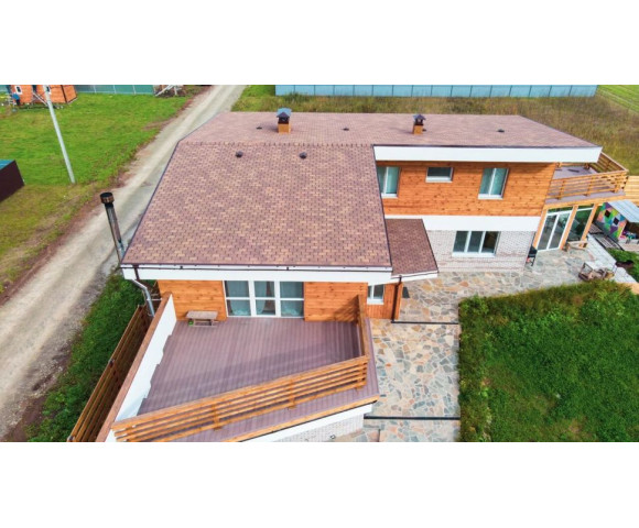 Гибкая черепица Технониколь Shinglas Модерн Дюна