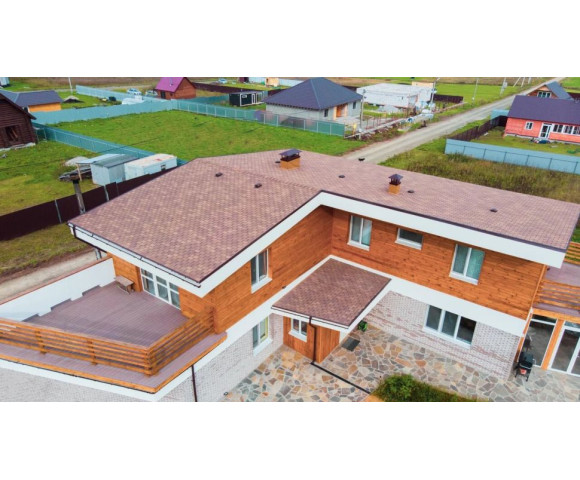 Гибкая черепица Технониколь Shinglas Модерн Дюна