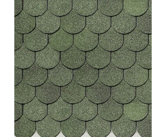 Мягкая кровля Docke Eurasia Капля Зеленый