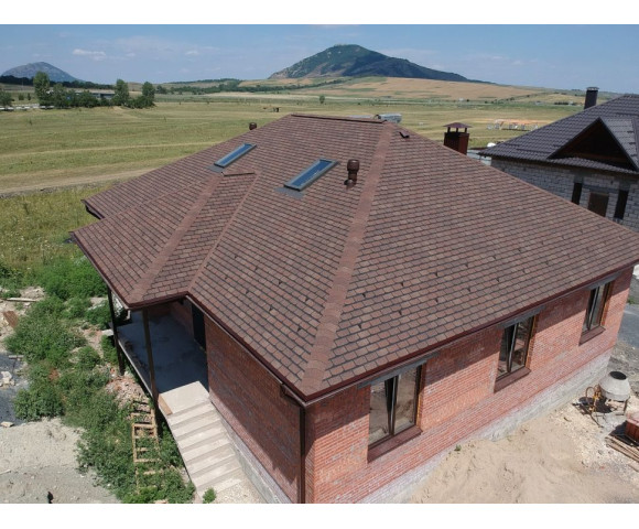 Мягкая кровля Docke Premium Женева Арахис