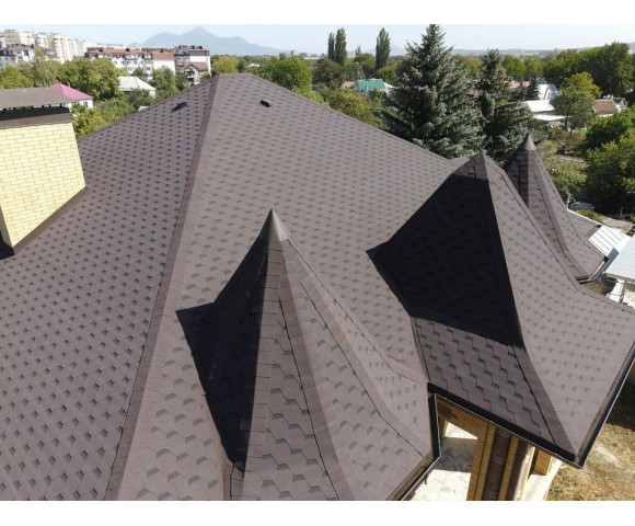 Мягкая кровля Docke Premium Шеффилд Зрелый каштан